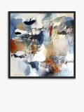 John Lewis framed canvas print abstract Continuation 64x64cm, UK version