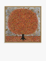 John Lewis Bright & Beautiful Autumn Framed Canvas Print by Nicky Chubb, 64 x 64cm, Orange- Buy online at McGrocer