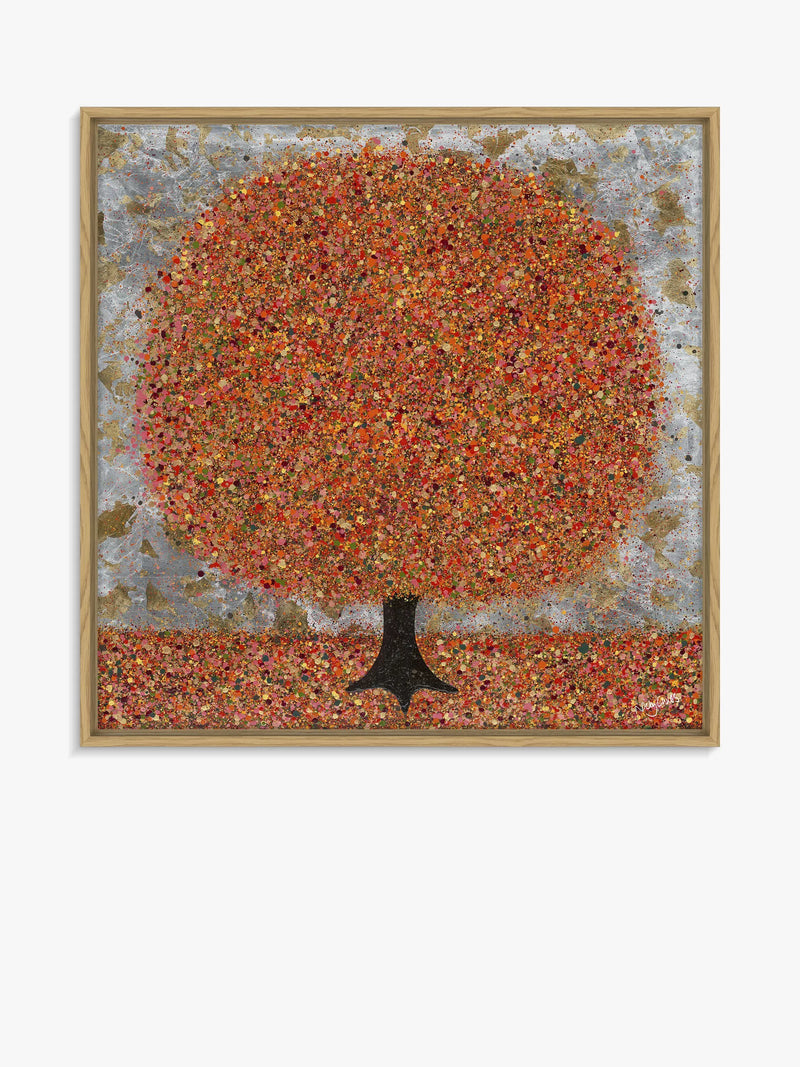 John Lewis autumn tree framed canvas print 64 x 64cm, UK version