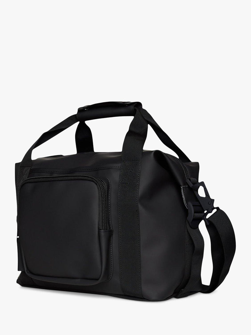 Rains Texel black kit bag 17L, imported from the UK