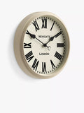 Newgate Spitalfields Roman numeral wall clock 40cm - British product