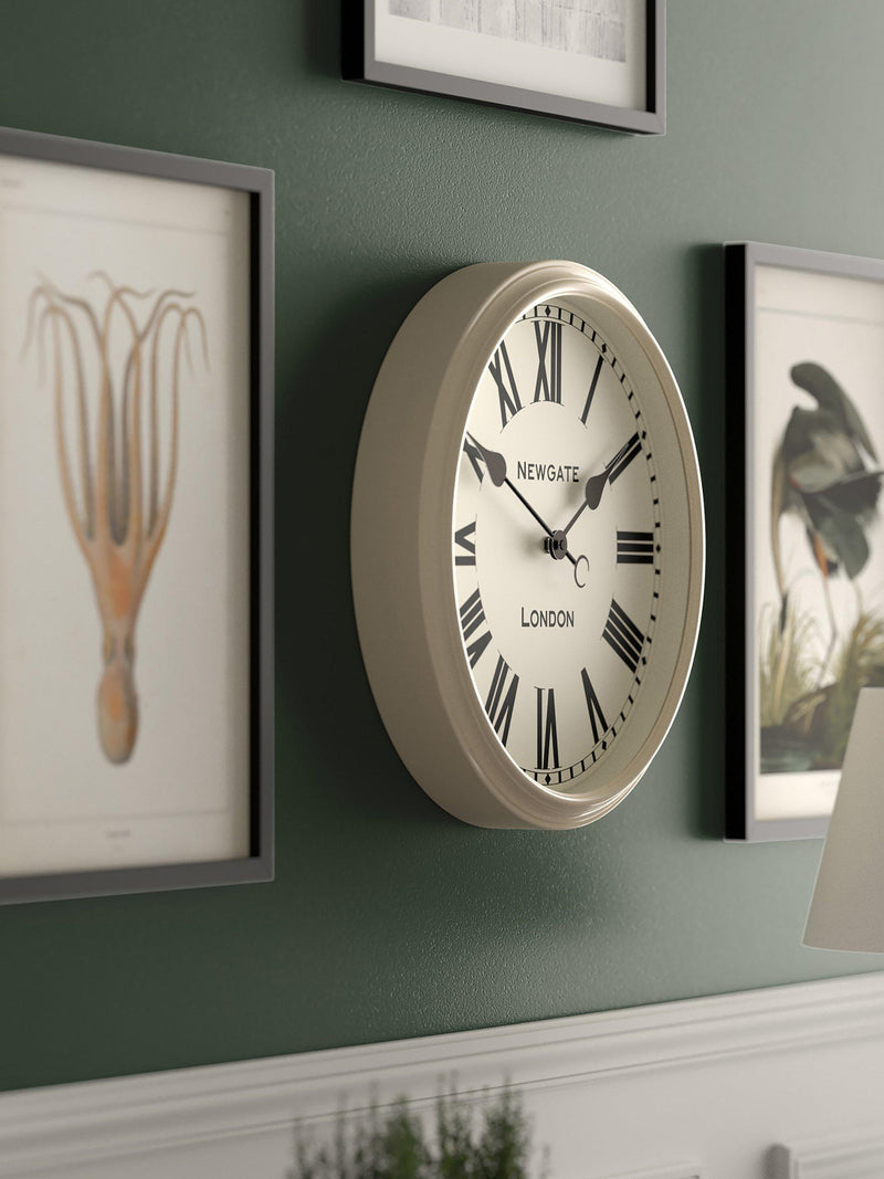 Newgate Spitalfields Roman numeral wall clock 40cm - British product