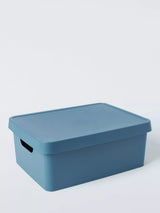 John Lewis John Lewis Stackable Plastic Storage Box with Lid, Medium- Buy online at McGrocer