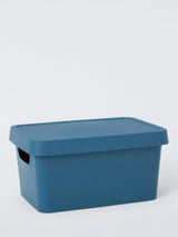 John Lewis John Lewis Stackable Plastic Storage Box with Lid, Small- Buy online at McGrocer