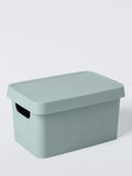 John Lewis Stackable Plastic Storage Box with Lid, Small