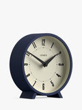 Jones Clocks Venus analogue mantel clock indigo blue, UK version