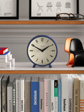 Jones Clocks Venus analogue mantel clock indigo blue, UK version