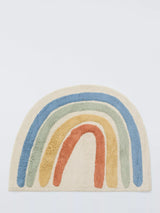 John Lewis John Lewis Rainbow Cotton Rug Multi Kids' Rug 100 x 75cm- Buy online at McGrocer