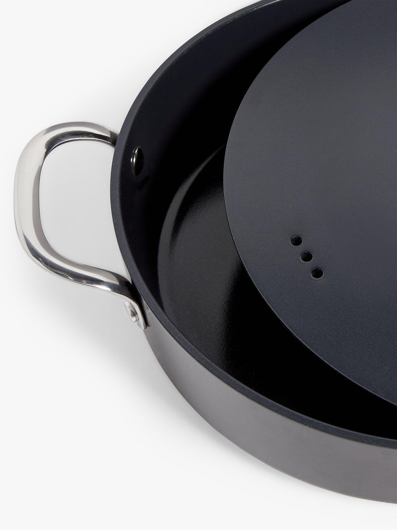 John Lewis aluminium ceramic non-stick shallow casserole 28cm, UK version