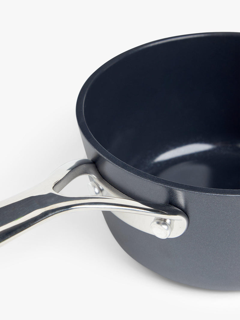 John Lewis aluminium ceramic non-stick milk pan 14cm, UK version