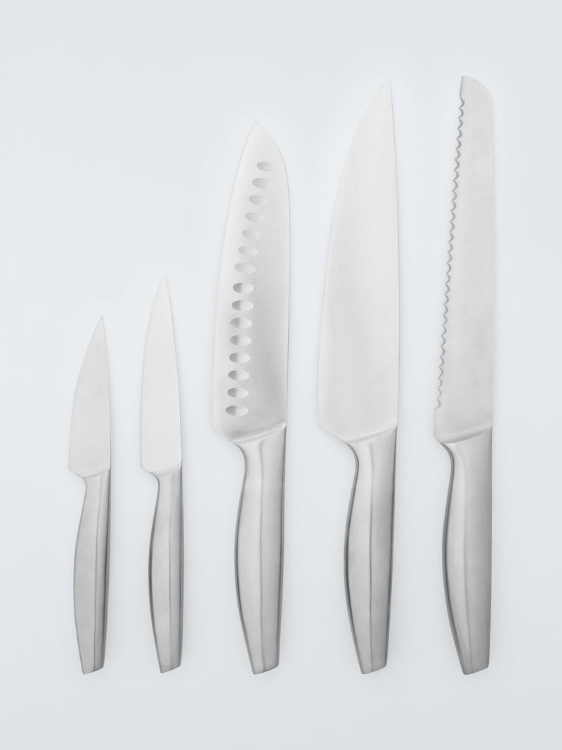 John Lewis ANYDAY 5-piece Stainless Steel Kitchen Knife Set, UK version