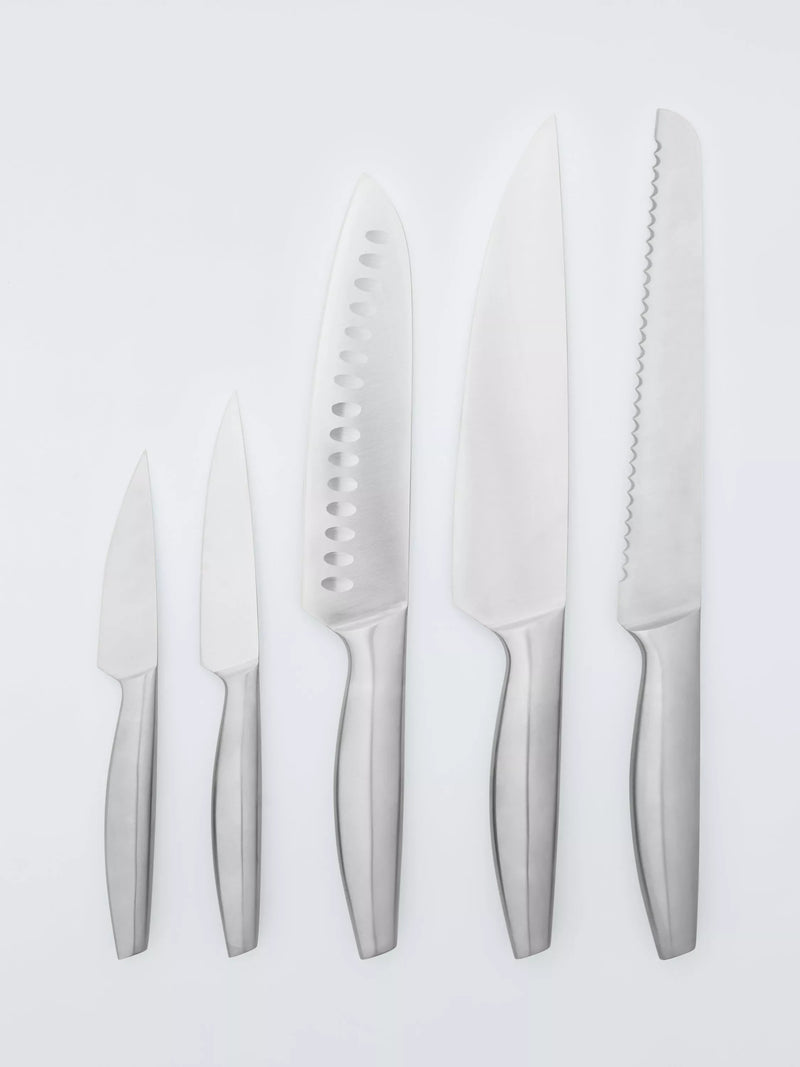 John Lewis ANYDAY 5-piece Stainless Steel Kitchen Knife Set, UK version