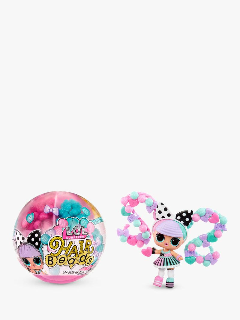 Buildable Hair Beads Doll with Water-Activated Styling Accessories