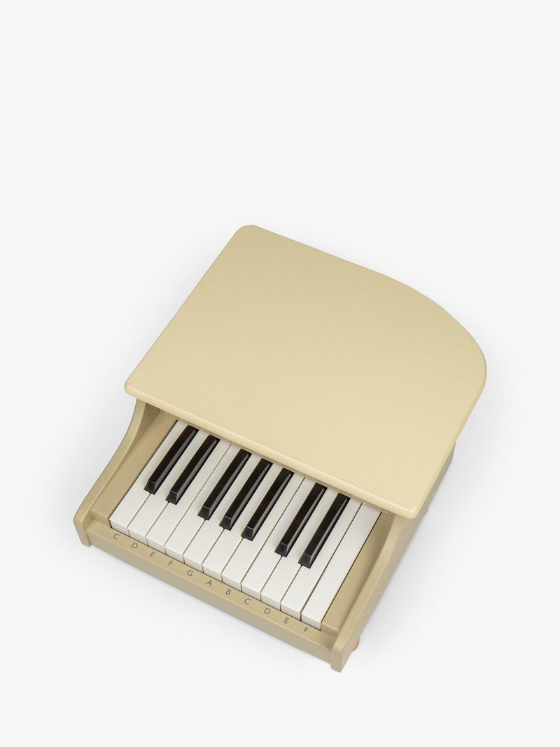 John Lewis toy wooden piano with spotty design (British brand)
