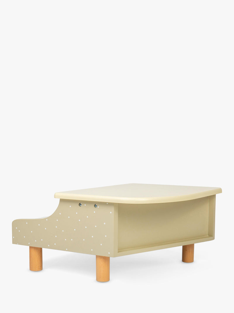 John Lewis toy wooden piano with spotty design (British brand)