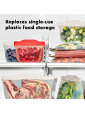 OXO Good Grips silicone bag 1.8L clear - British product