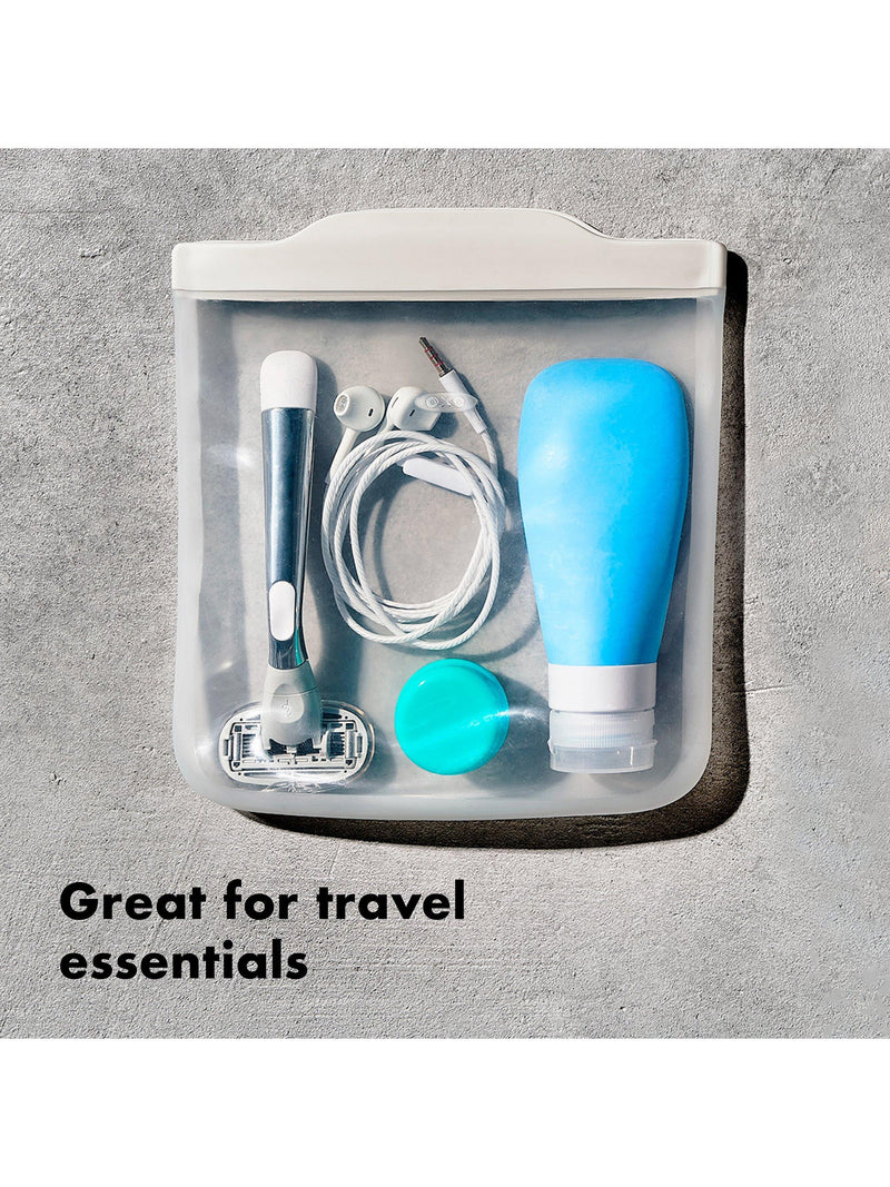 OXO Good Grips silicone bag 1.8L clear - British product
