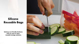 OXO Good Grips silicone bag 1.8L clear - British product