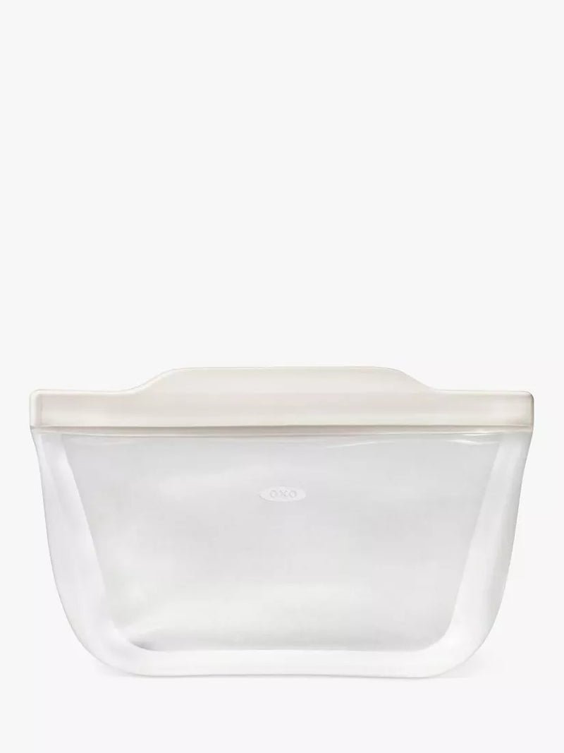 OXO reusable silicone bag clear 946ml (British brand)