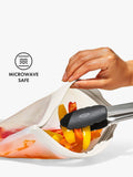 OXO reusable silicone bag clear 946ml (British brand)