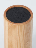 John Lewis oak knife block universal size, imported from the UK