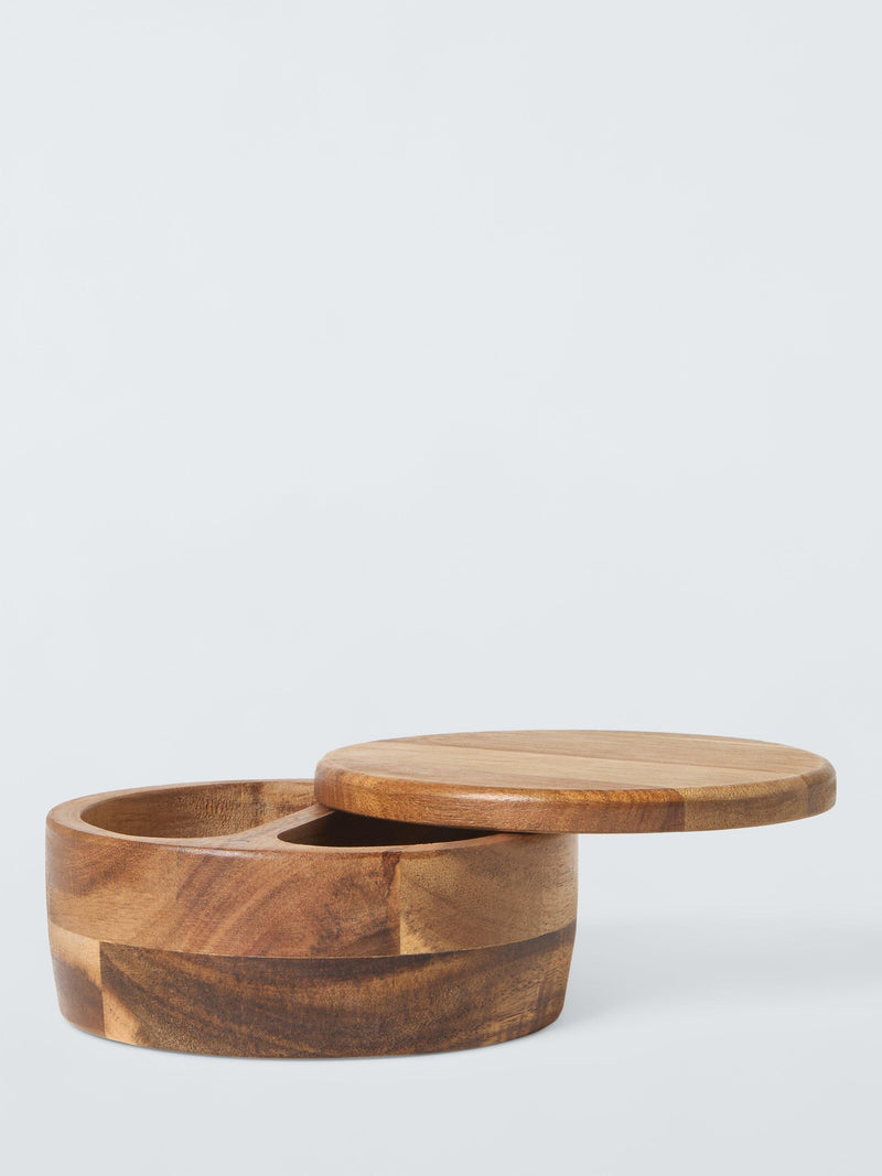 John Lewis acacia wood pinch pot kitchen spice holder (British brand)