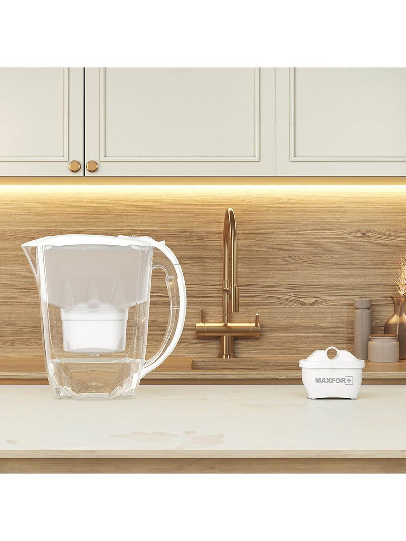 Aquaphor water filter jug Amethyst 2.8L white, imported from the UK