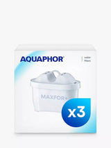 John Lewis Aquaphor MAXFOR+ Water Filter Cartridge Pack of 3- Buy online at McGrocer