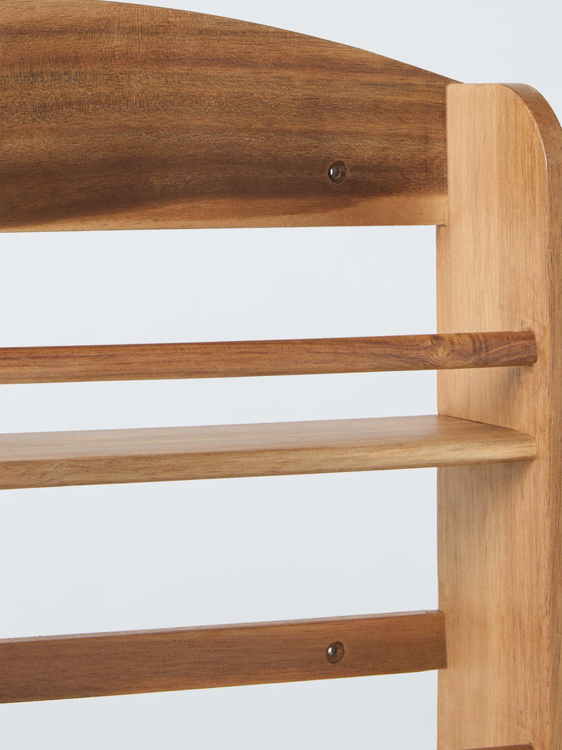 John Lewis acacia wood spice rack for 12 jars (British brand)