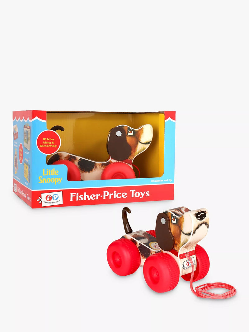 Fisher Price Little Snoopy pull-along toy - British product