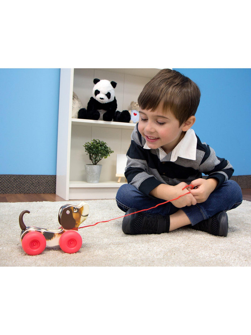 Fisher Price Little Snoopy pull-along toy - British product