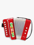 Toy Accordion with Seven Sound Keys and Bellows for Pretend Play