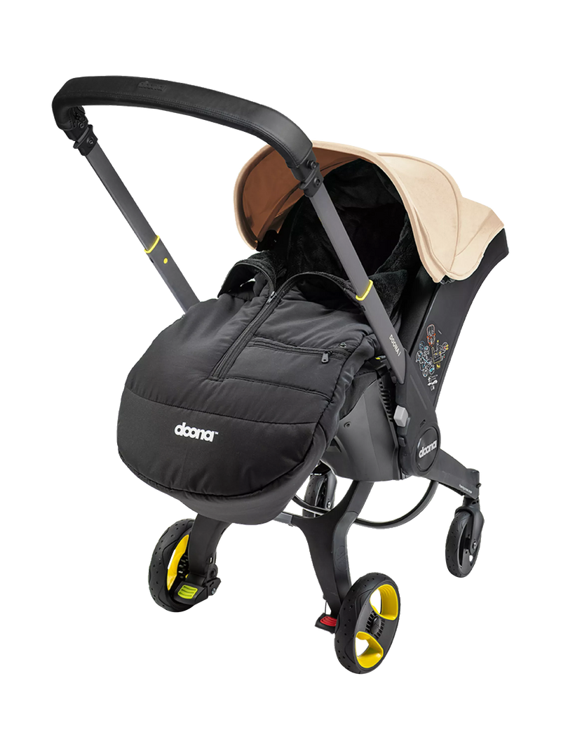 Doona Footmuff Cover Black, imported from the UK