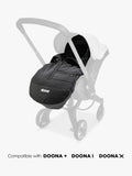 Doona Footmuff Cover Black, imported from the UK