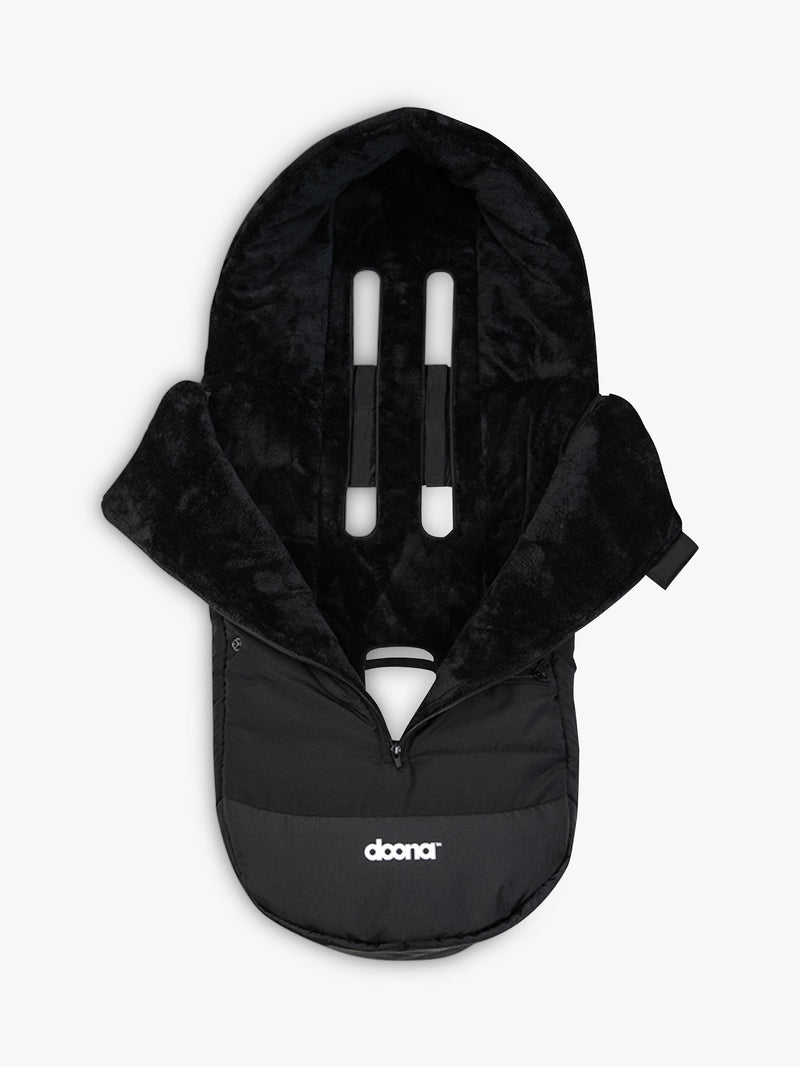 Doona Footmuff Cover Black, imported from the UK