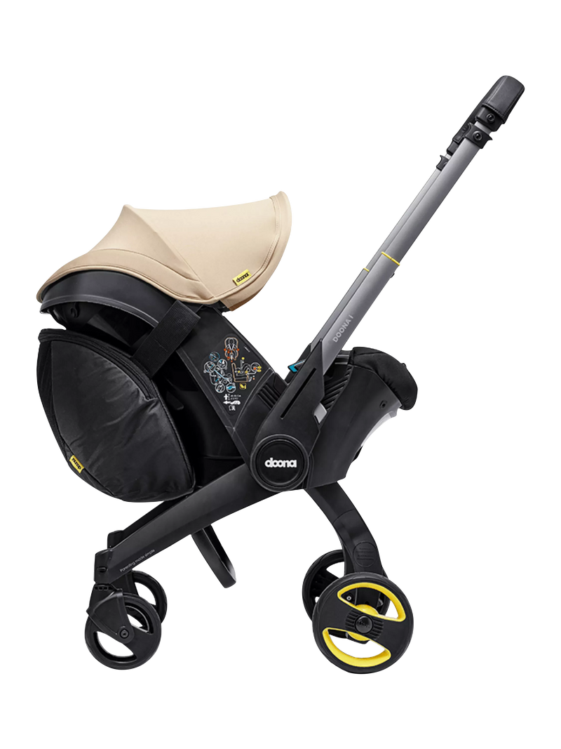 Doona Snap-on Storage black stroller accessory (British brand)