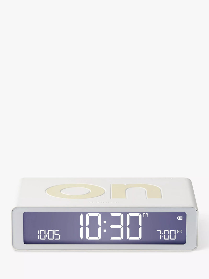Lexon Flip Classic LCD Digital Alarm Clock