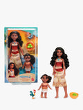 Disney Moana 2 dolls set with Moana, Simea, and Heihei, 5 piece - British product