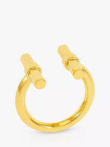 John Lewis Rachel Jackson London Adjustable T-Bar Ring, Gold- Buy online at McGrocer