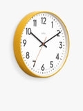 Acctim analogue wall clock with colourful case and Arabic numerals, 30cm - British product