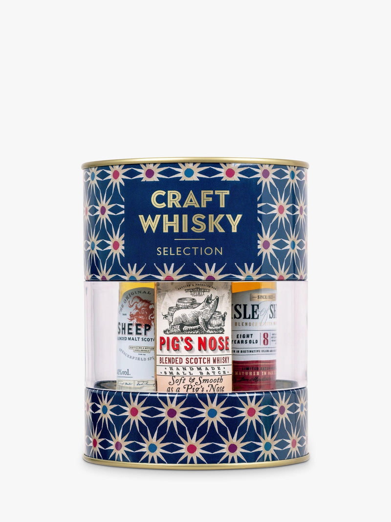 Craft whisky tasting selection trio set 3 x 5cl - British product