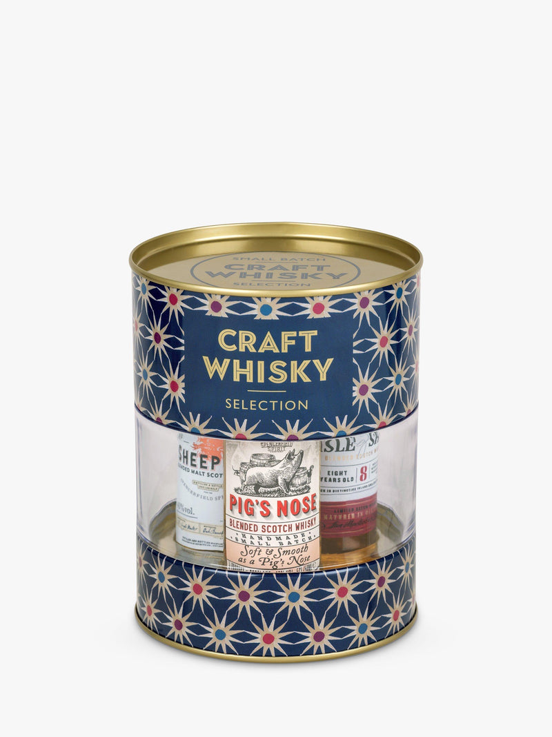 Craft whisky tasting selection trio set 3 x 5cl - British product