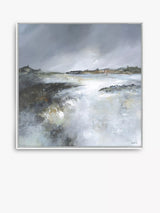 John Lewis Janet Gammans 'Reflecting Sky' Framed Canvas Print, Multi, 84 x 84cm