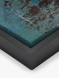 John Lewis framed canvas print Turquoise Slopes 84x84cm (British brand)