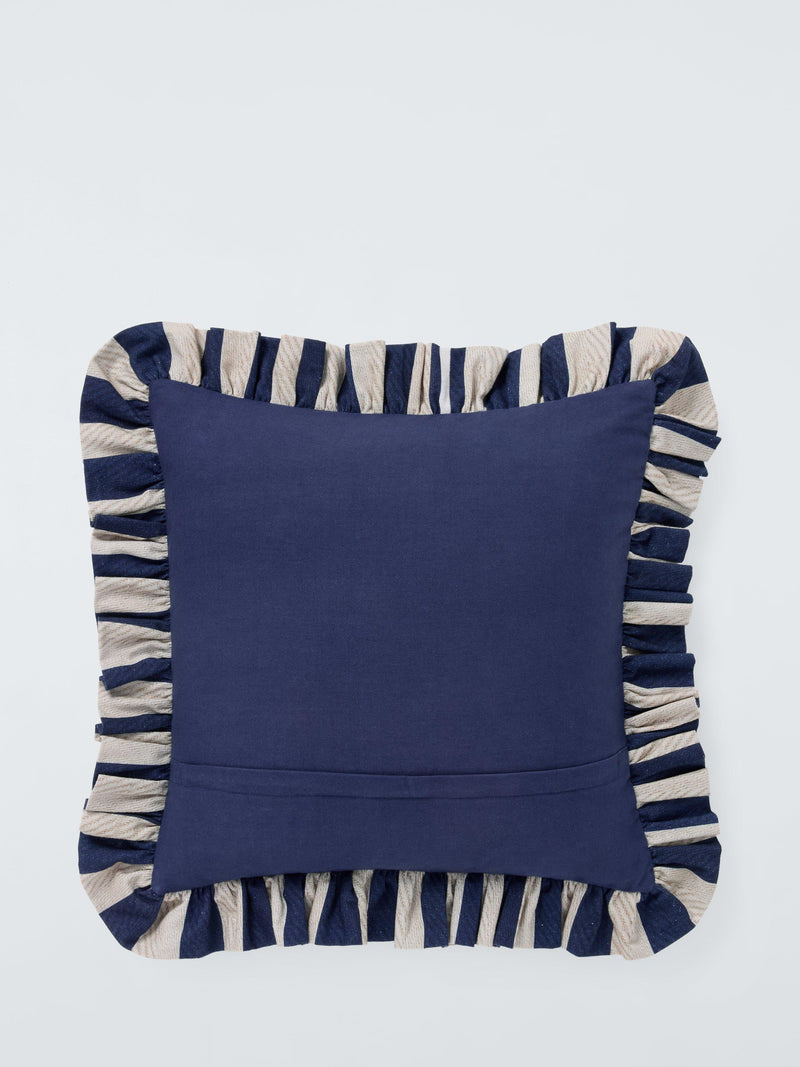 John Lewis Ferns Frill cushion in multi colours, UK version