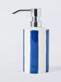 John Lewis Stripe Soap Dispenser - Delft