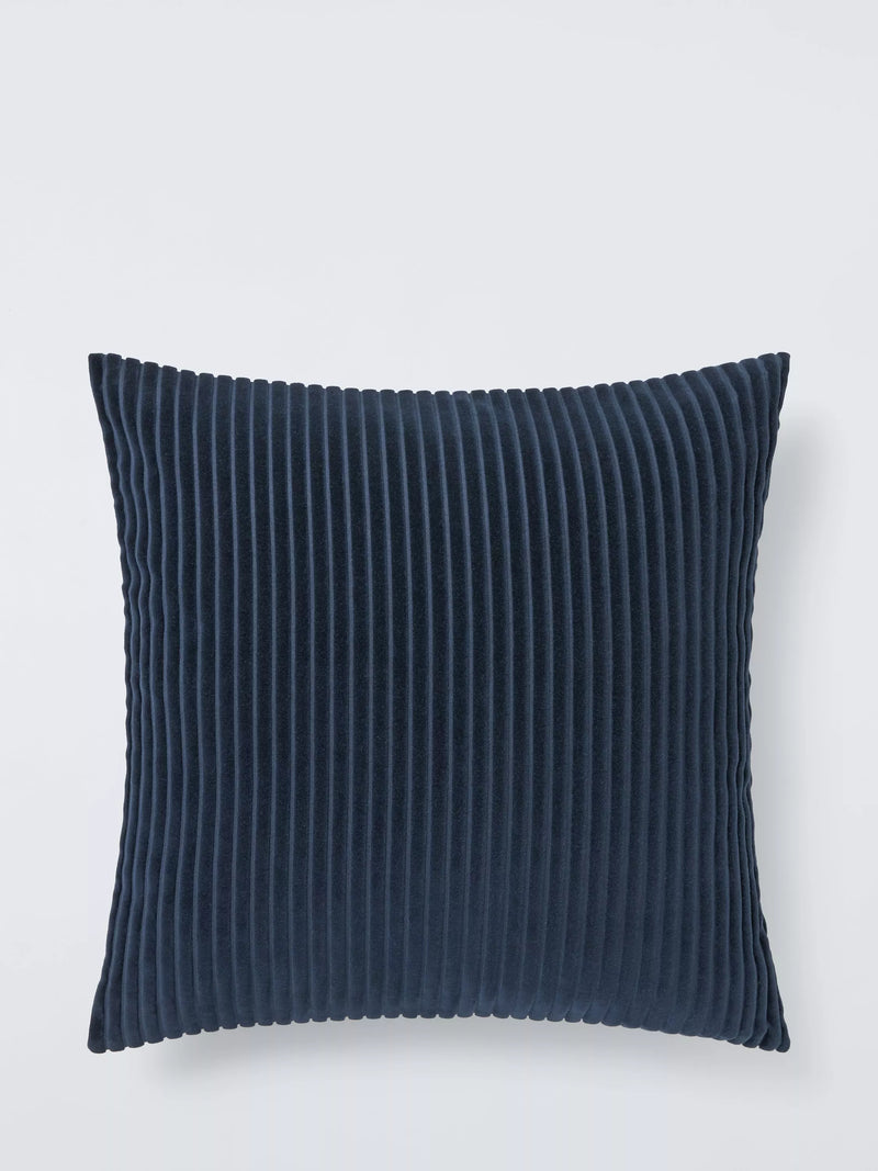 John Lewis jumbo cord velvet cushion for modern sofas, UK version