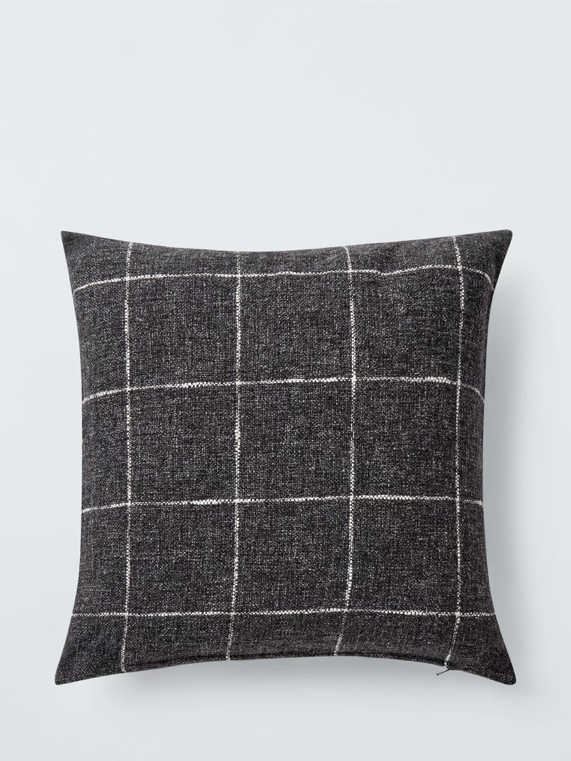 John Lewis cushion Window Check Sand 50x50cm - British product
