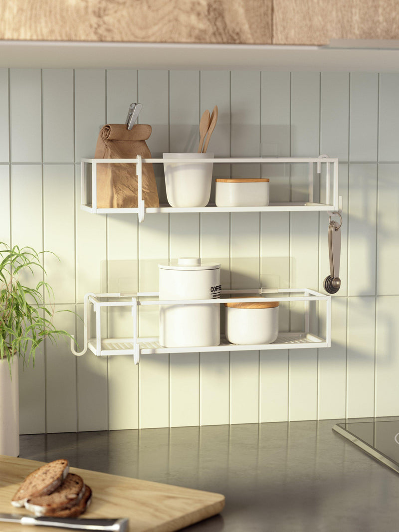 Umbra white shower storage caddies, pack of 2 (British brand)