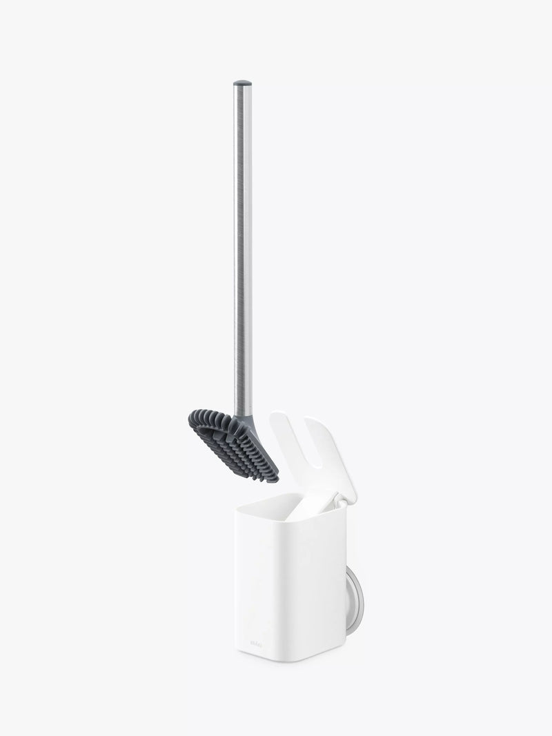 Umbra toilet brush and holder in white (British brand)